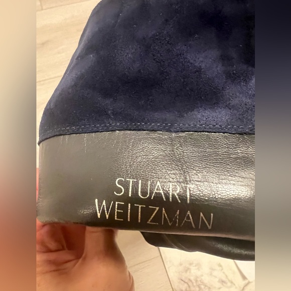 Brand new Stuart weitzman reserve over the knee boots in navy - Picture 6 of 9